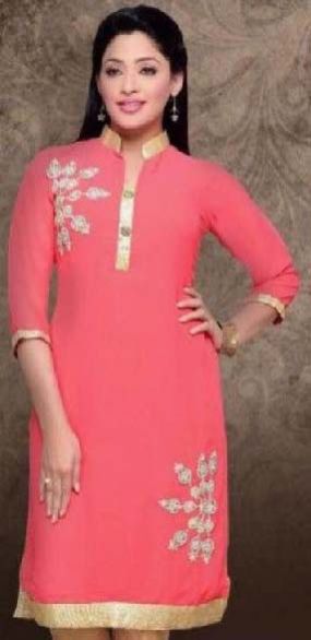 Machine Embroidered Kurti 01
