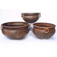 Patina Finish Garden Planter