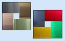 Colour Coated Hairline Finish Sheets