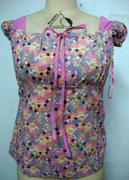 Ladies Cap Sleeve Top