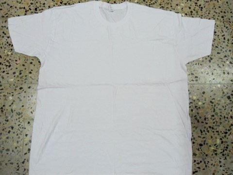 White Round Neck T-Shirts