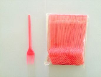 PS Colour Disposable Fork 04