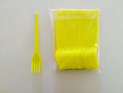 PS Colour Disposable Fork 05