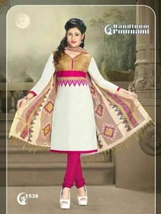 Handloom Cotton dress materials 02