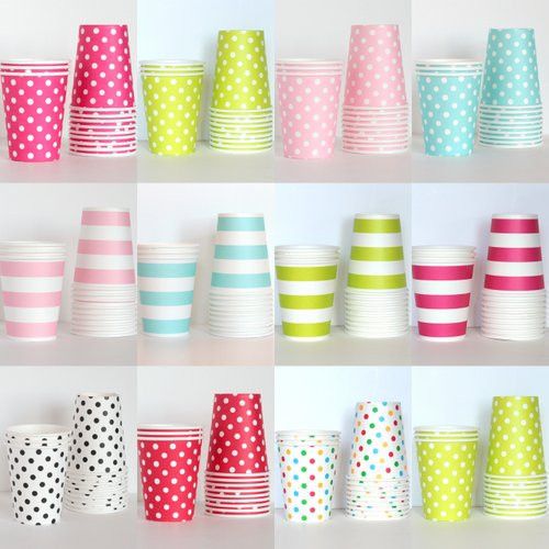 Disposable water Paper Glasses 02