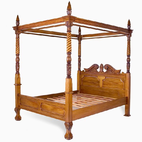 CIC-02 Wooden Double Bed