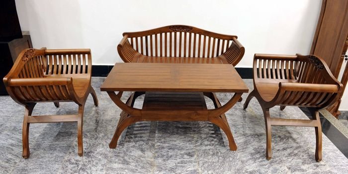 CIS-03 Wooden Sofa Set