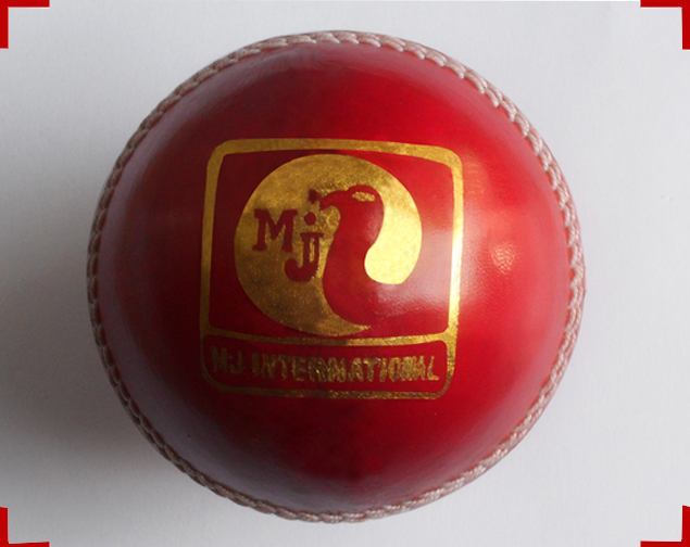MJ Peacoak Leather Cricket Ball