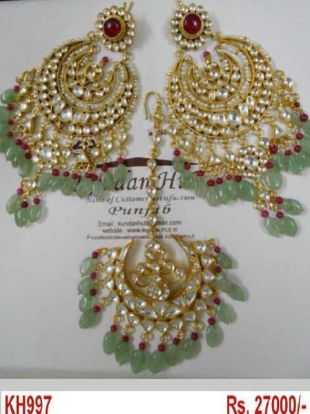 Kundan Maang Tikka Set (KH997)