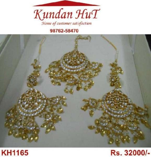 Kundan Maang Tikka Set (KH1165)