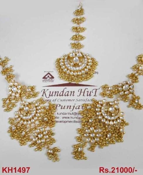 Kundan Maang Tikka Set (KH1497)