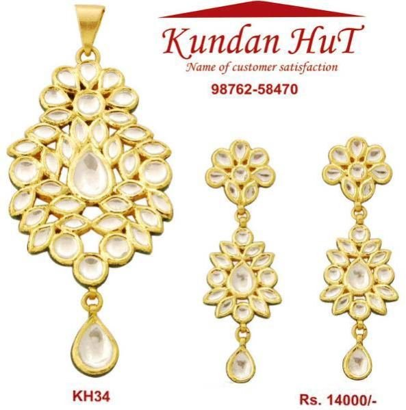 Kundan Pendant Set (KH34)