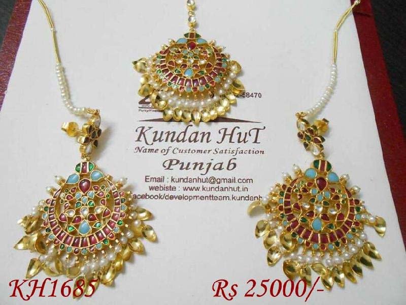 Kundan Maang Tikka Set (KH1685)