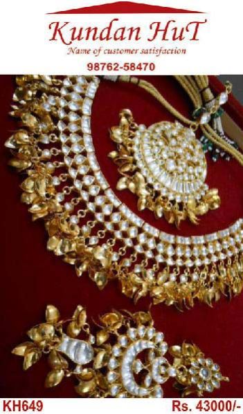 Kundan Necklace Set (KH649)