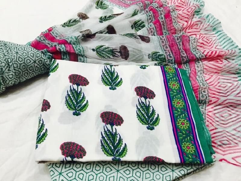 Jaipuri Cotton Salwar Suit Material 01