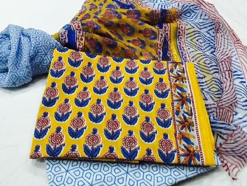 Jaipuri Cotton Salwar Suit Material 06