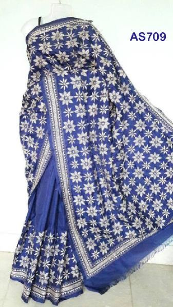 AS709 Kantha Embroidered Saree