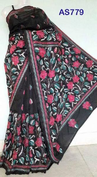 AS779 Kantha Embroidered Saree