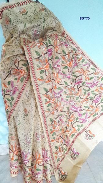 BS776 Kantha Embroidered Saree