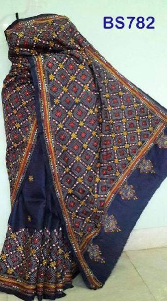 BS782 Kantha Embroidered Saree