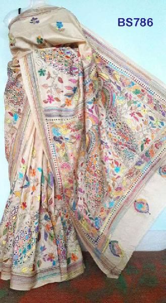 BS786 Kantha Embroidered Saree
