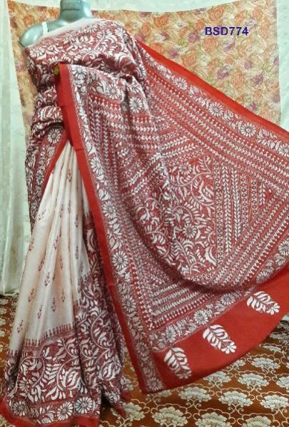 BSD774 Kantha Embroidered Saree