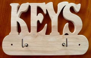 Wooden Key Hanger 03