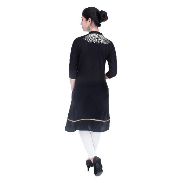 Flex Embroidered Cotton Kurti 13