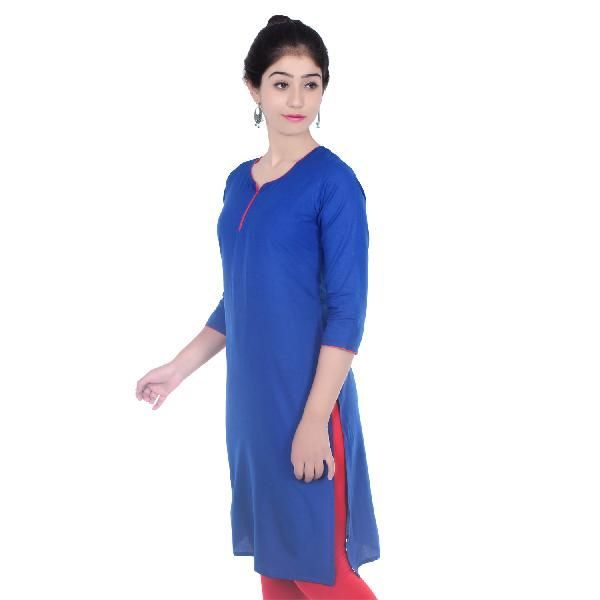 Flex Embroidered Cotton Kurti 14