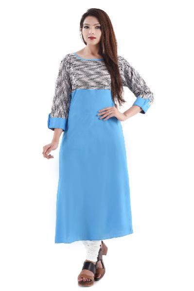 Long Khadi Kurti 05