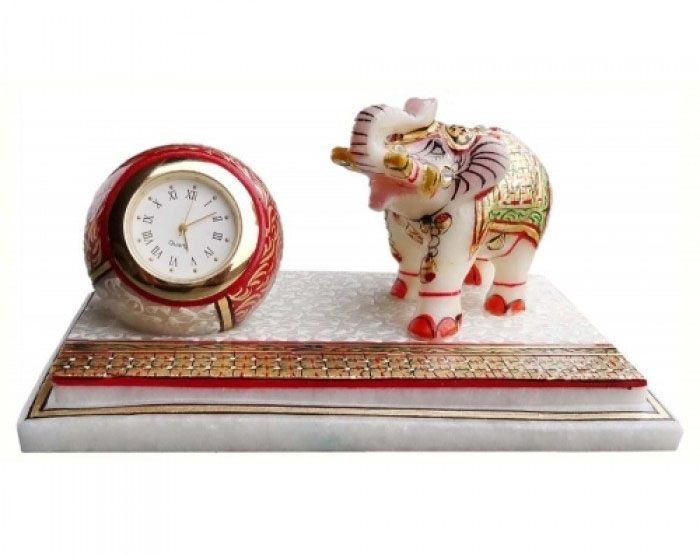 Marble Table Clock 01