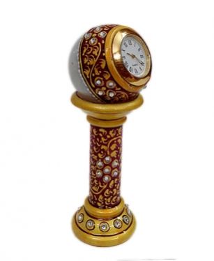 Marble Table Clock 03