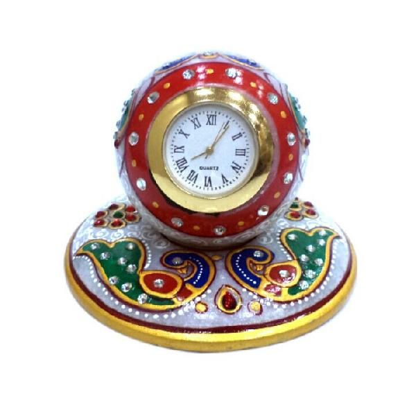 Marble Table Clock 07