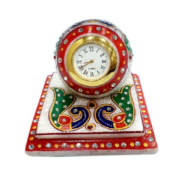 Marble Table Clock 08