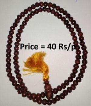 6 MM Red Sandalwood Beads Mala