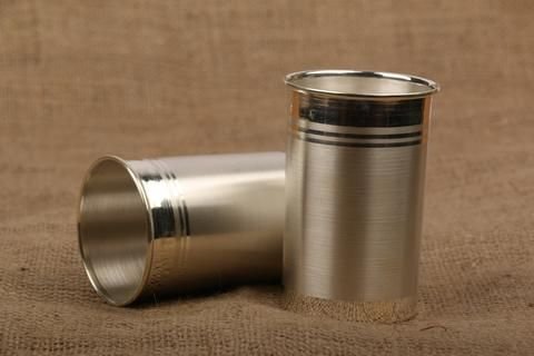 Plain Silver Water Glass 01