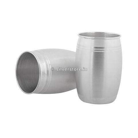 Plain Silver Water Glass 03