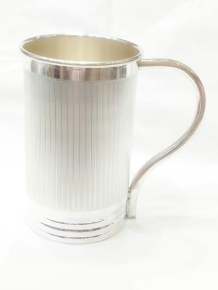 Plain Silver Coffee Mug 01