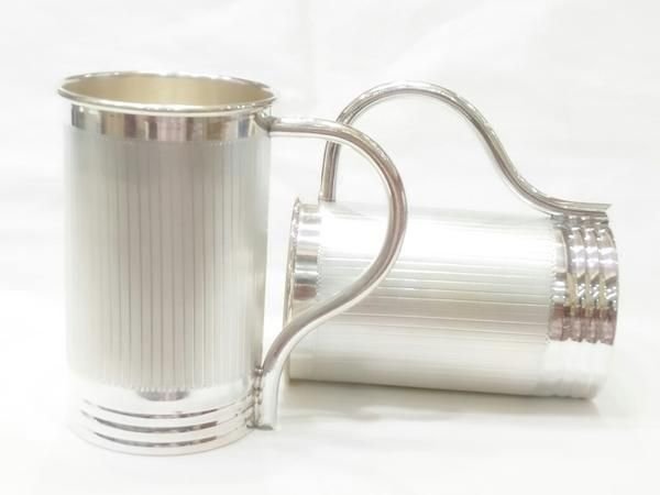 Plain Silver Coffee Mug 03