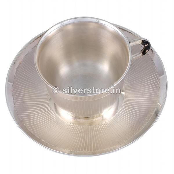 Silver Cup & Saucer 01