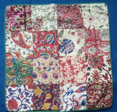 Patch Work Cushion Cover 01