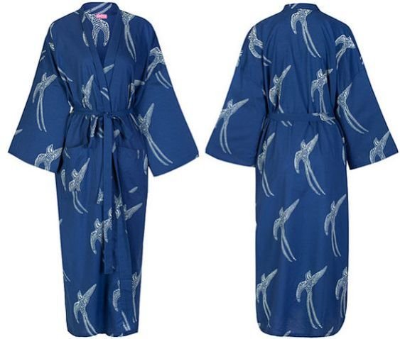 Printed Kimono Dress 02