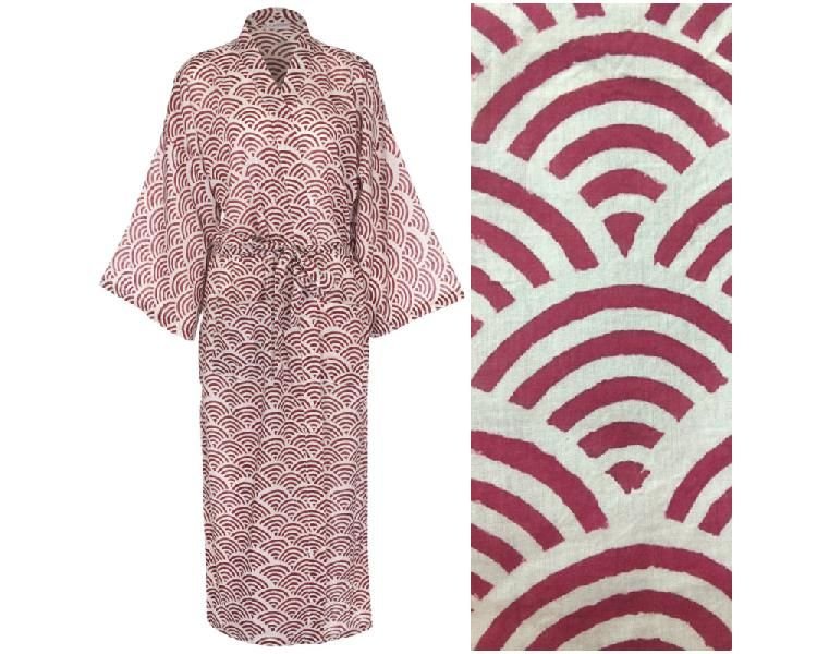 Printed Kimono Dress 03