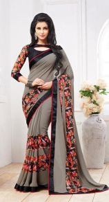 Printed Georgette Saree 02