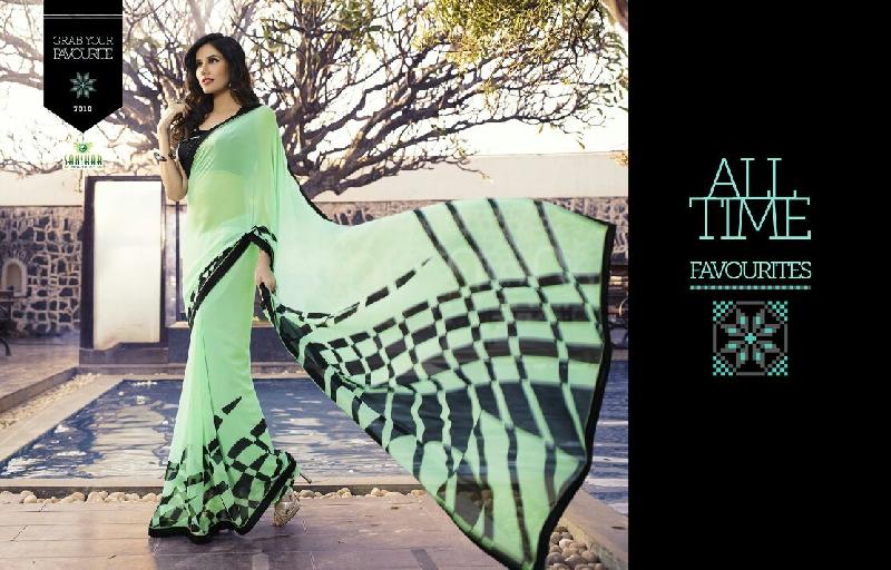 Printed Georgette Saree 03