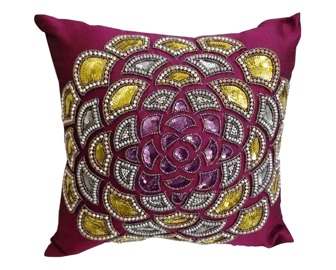 CC04 Beaded Cushion Cover