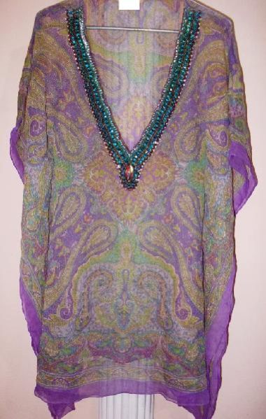K004 Ladies Beaded Kaftan