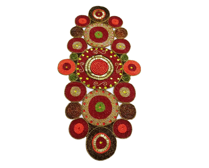 TR01 Beaded Table Runner