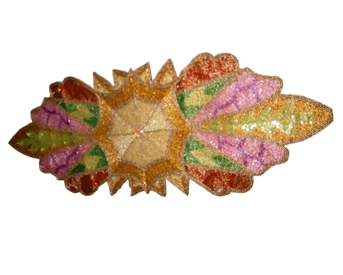 TR23 Beaded Table Runner