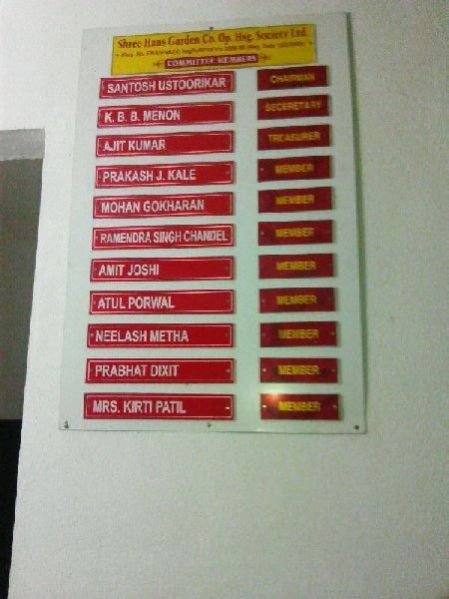 Acrylic Name Plates 05